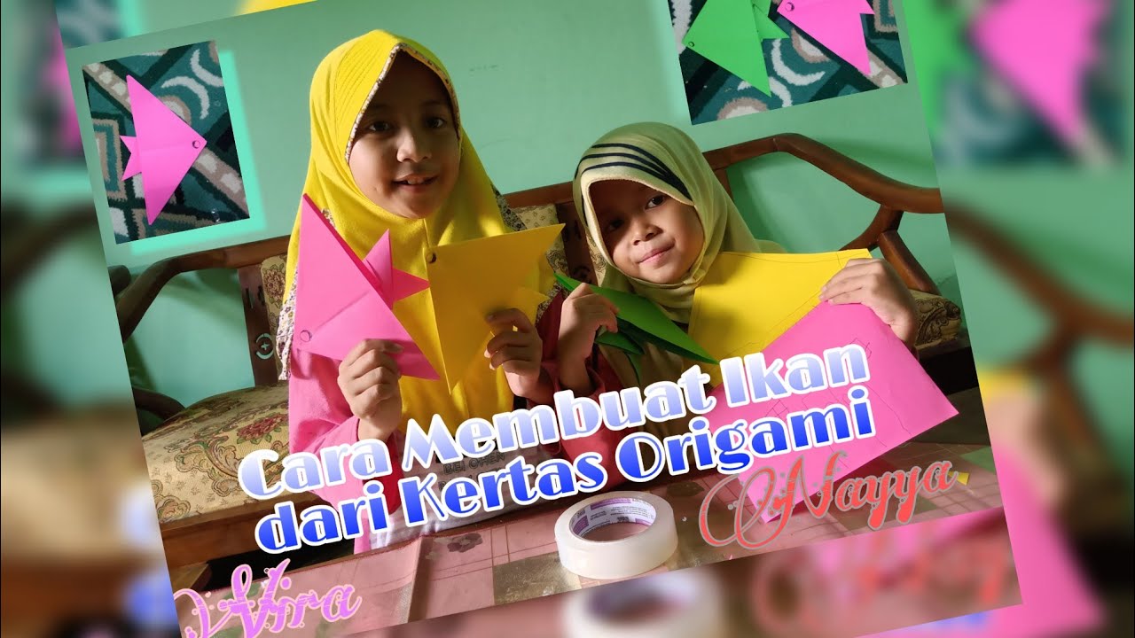  Cara  Membuat  Ikan dari  Kertas  Origami  YouTube