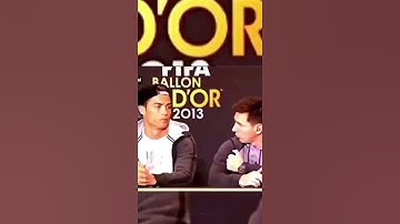 Thumbnail of CR7 saying I'm the best in front of MESSI 😂 #shorts