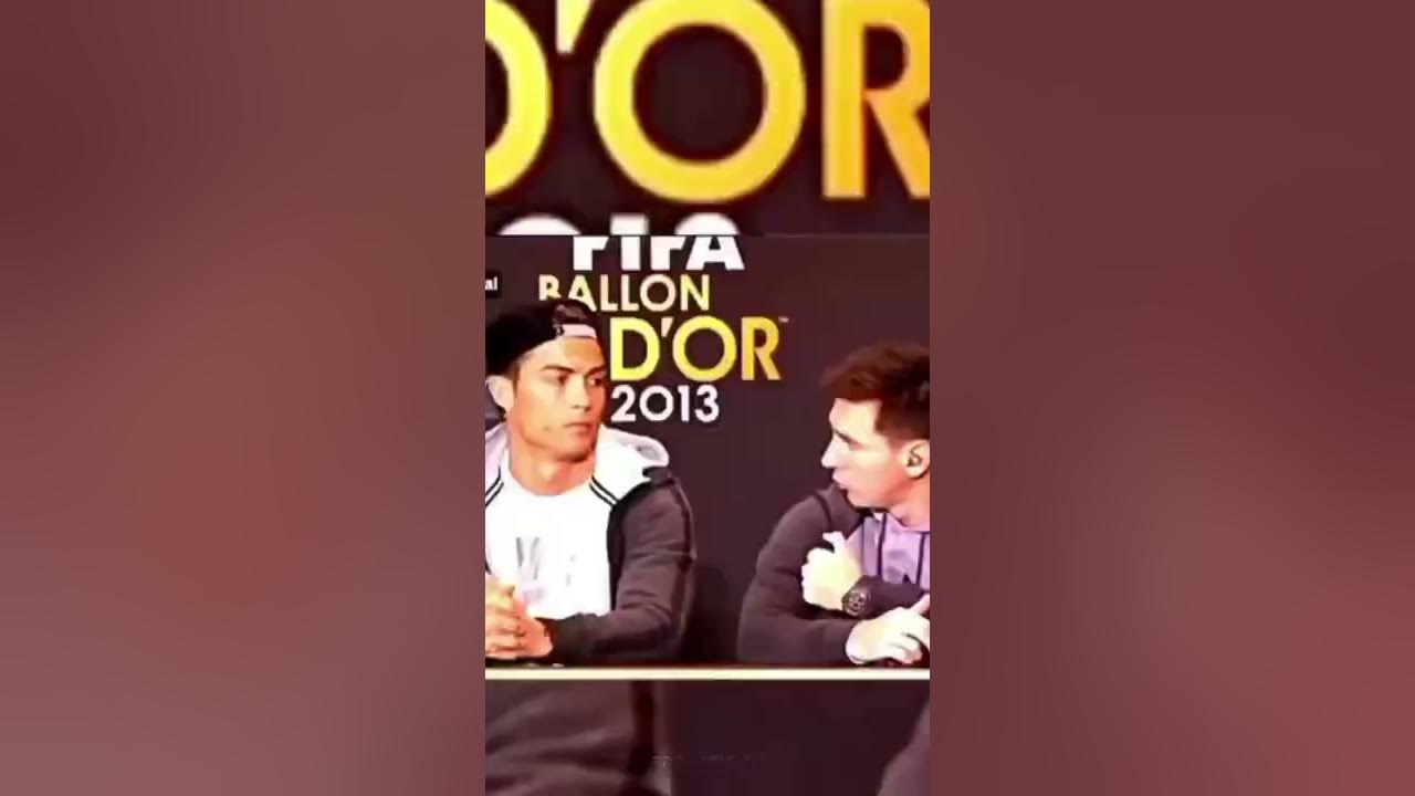 CR7 saying I'm the best in front of MESSI 😂 #shorts
