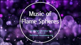 Music of Flame Spheres (Visual Aid)