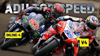 Kenapa Motor V4 Lebih Merajai Top Speed Daripada Motor Inline 4 MotoGP ?