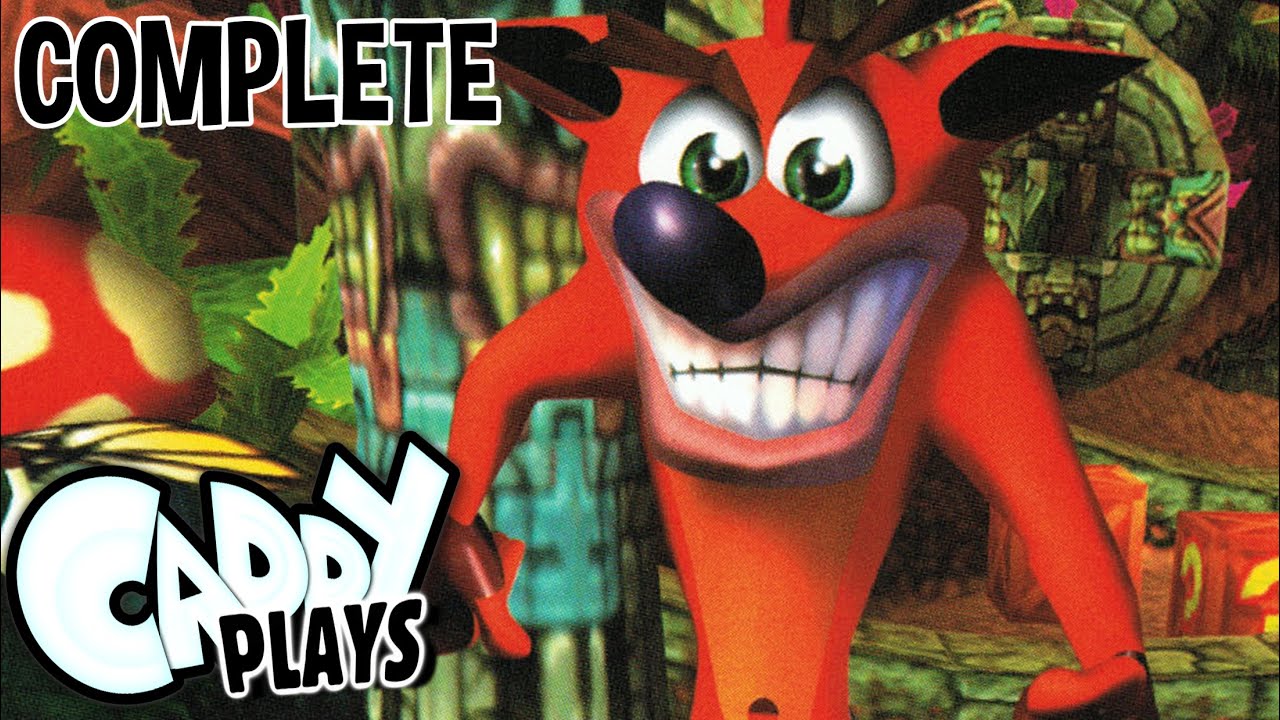 Caddy Plays Crash Bandicoot [PS1, 100 RUN] YouTube