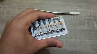 Tremolo gitar semi updown model musicman bridge sterling 6 senar stratocaster