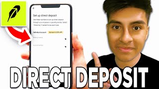 How To Setup Direct Deposit On Robhinhood! - Tutorial