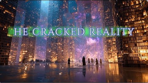 He may have CRACKED REALITY: The Consciousness Hypothesis.