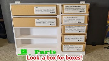 3D Print Time-Lapse Bambu Lab Part Storage Box - X1C Carbon