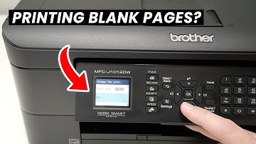 How to Fix Brother MFC Printer Printing Blank Pages