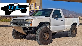 Silverado Rack & Pinion Brace **T.E.Designs**