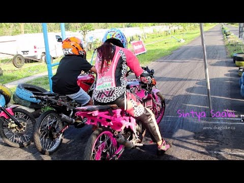 Ratunya Drag Bike Indonesia, MONITA PW Setting Ninja Kesayanganya