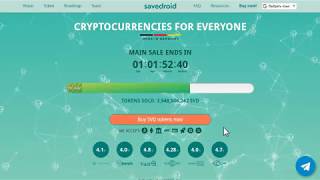 Обзор Savedroid - более 30 млн Евро, листинг на 5 биржах