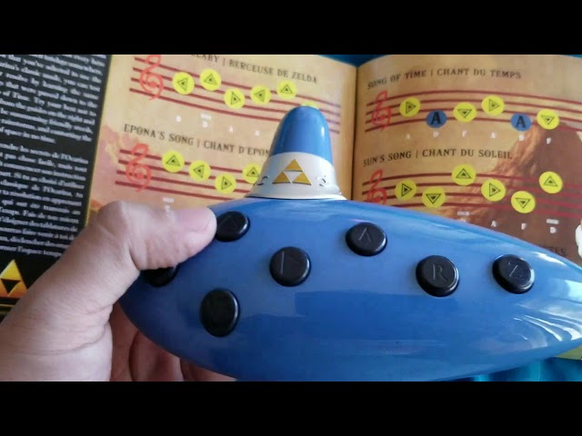 Legend of Zelda electronic ocarina. class=