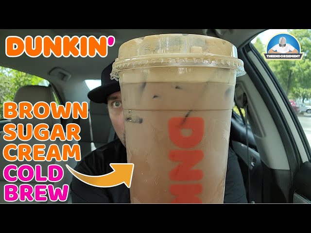 Dunkin' Adds A New Brown Sugar Cream Cold Brew To Their Menu