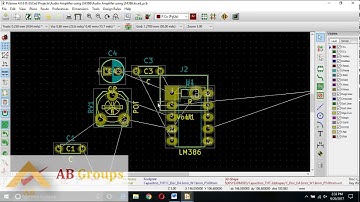 Audio Ampliifer using LM386 || Kicad Design for Simple Audio amplifier  Circuit
