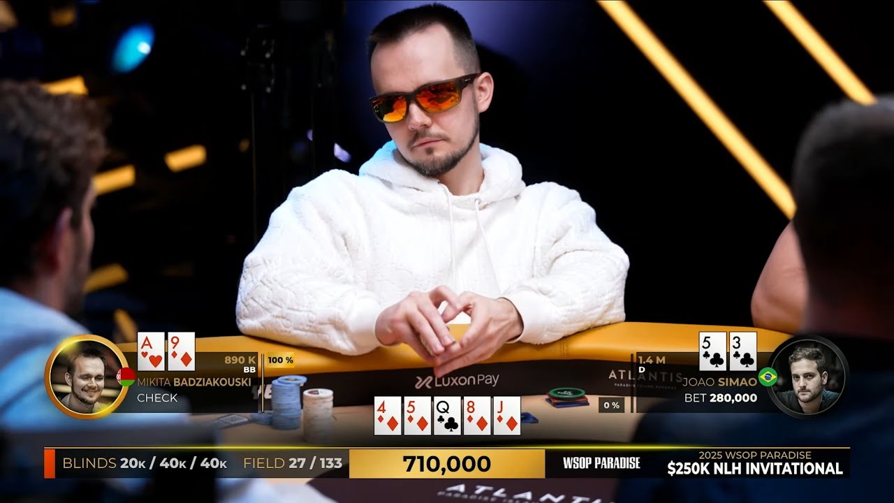 Турнир за $250 000! Безумные раздачи на серии Triton на Багамах. День 2.