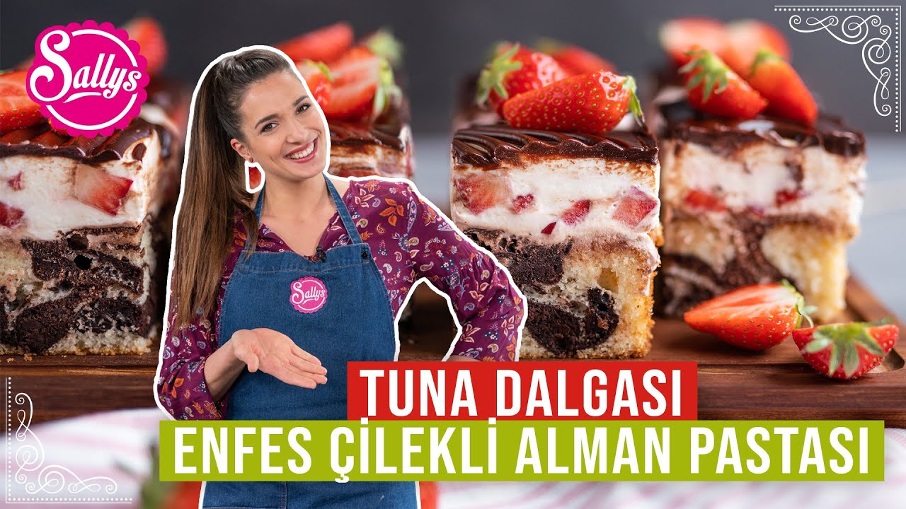 ENFES ÇİLEKLİ ALMAN PASTASI / DONAUWELLE / ÇİLEKLİ PASTA NASIL YAPILIR?