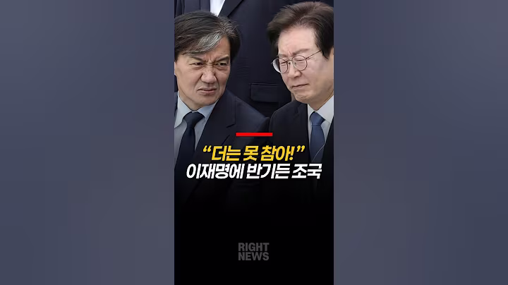 이재명에 반기든 조국