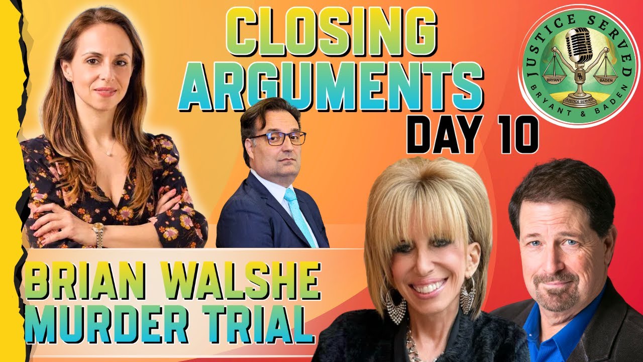 🔴 9aET TRIAL DAY 10 - Brian Walshe Murder Trial | Closing Arguments ...