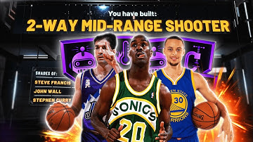 NBA 2K21 BEST POINT GUARD BUILD! 2 WAY MID RANGE SHOOTER IS THE BEST BUILD IN NBA 2K21!