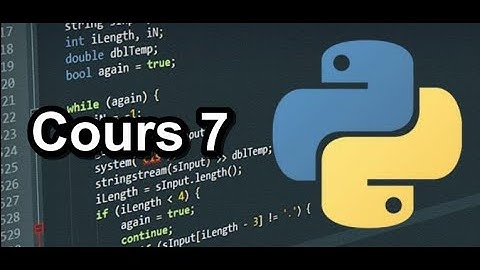 Python Cours 7 : Les boucles for() in Arabic Darija دورة تعلم بايثون بالدارجة