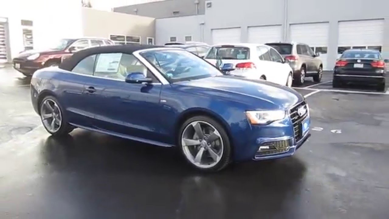 2016 Audi A5, Utopia Blue Metallic STOCK 700032 Walk around YouTube