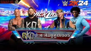ทีม RKO ปะทะทีมยูทูปเบอร์ Randy Orton & Kevin Owens vs Logan Paul & i Show Speed : WWE 2k24