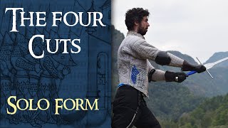 The Four Cuts - HEMA solo form - Italian Longsword 