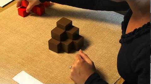 Backtracking during Cube Root (Montessori Elementary Math)