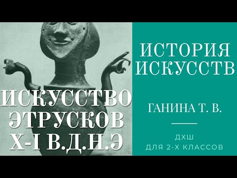 История искусств (2-й класс, кроме 2-4). Искусство этрусков (X-I в.д.н.э.)