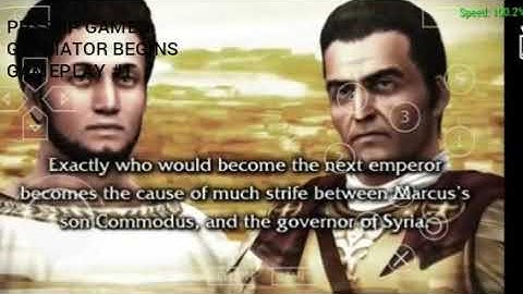 PPSSPP GAMES(GLADIATOR  BEGINS GAMEPLAY)#1