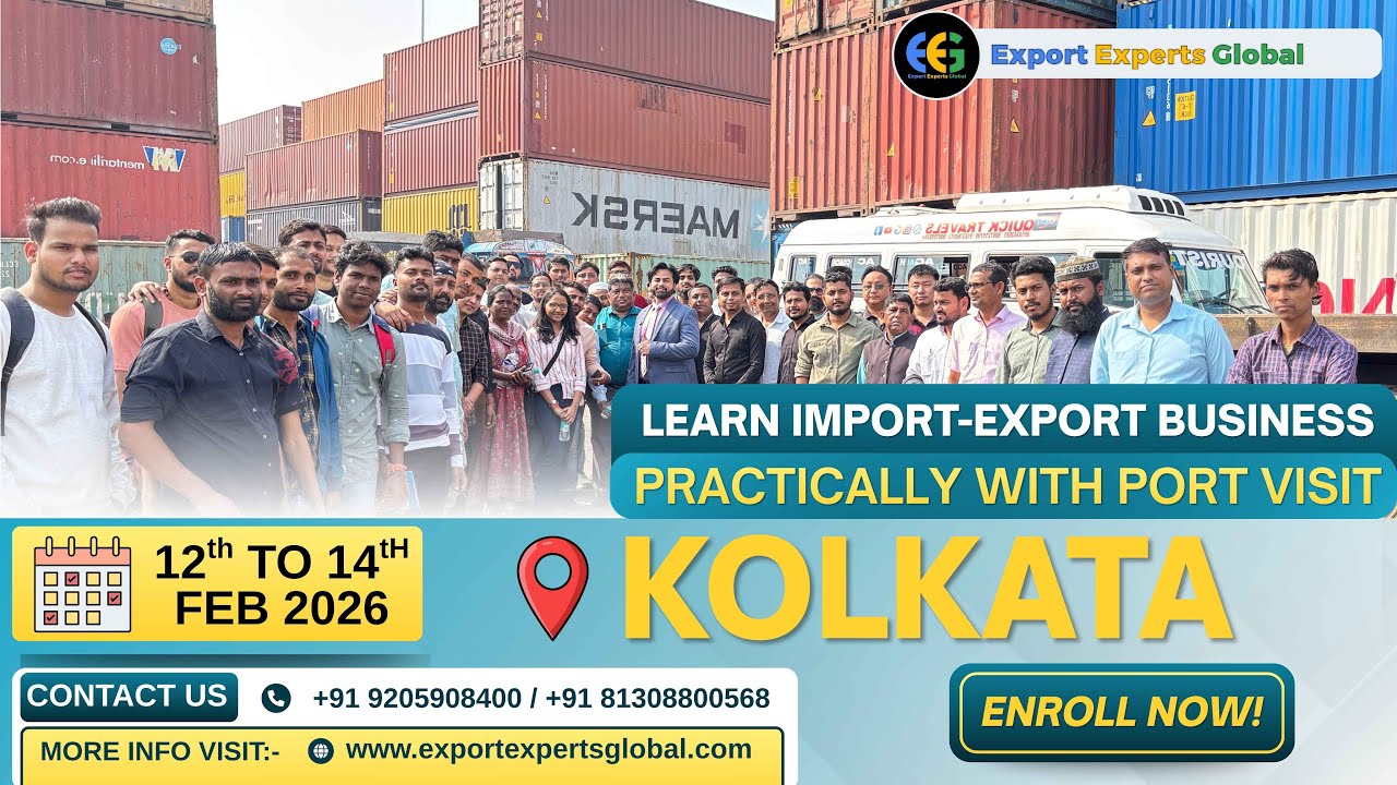 Import Export Course in Kolkata | export import courses | import export business |