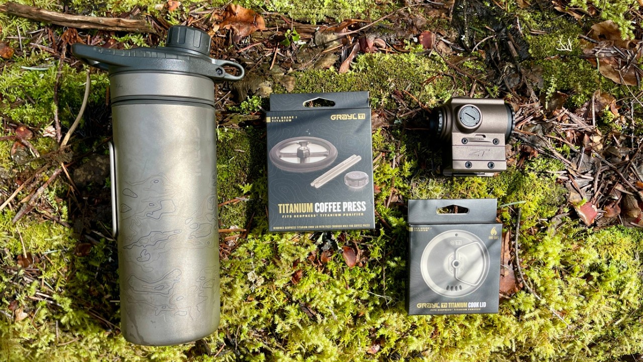 すず 様 jungle relief gray コロりんショルダー 1st Look : Grayl Geopress & Thrive HD Micro Prism | Kit Badger