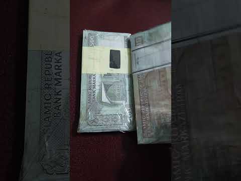 بسته اسکناس ۱۰۰۰ ریالی و ۵۰۰ ریالی