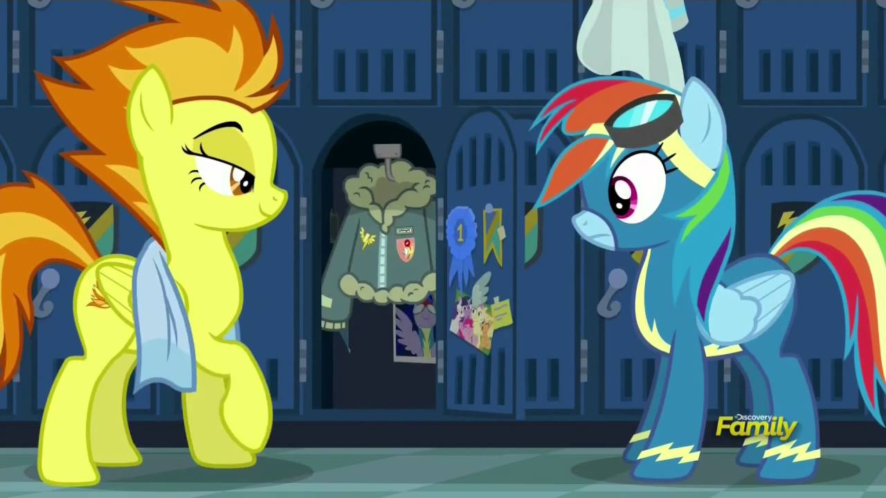 Rainbow Dash gets her Wonderbolt jacket - YouTube