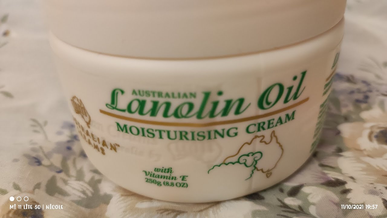 LANOLIN OIL MOISTURIZING CREAM YouTube