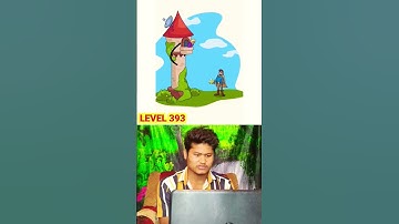 Dop Draw One Part 393 Level Solve ✔️ With funny 😂 Voice | #shorts