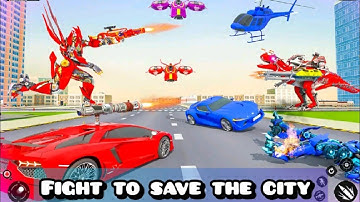 Dino Robot Car Game - Flying Robot Transforming Game - Save the world from aliens #30