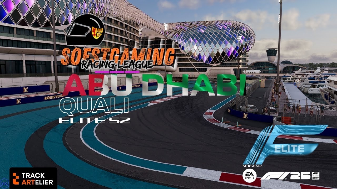 Soestgaming Racing League Elite Season 2 | Quali | 4 Abu Dhabi  powered by Trackartelier