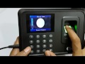 MDI Fingerprint Time attendance Training / Installation Guide