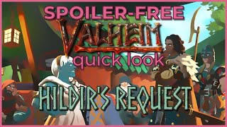 [ NO spoilers ] QUICK LOOK: Changes to Mechanics & Quality of Life [ Valheim HILDIR'S REQUEST ]