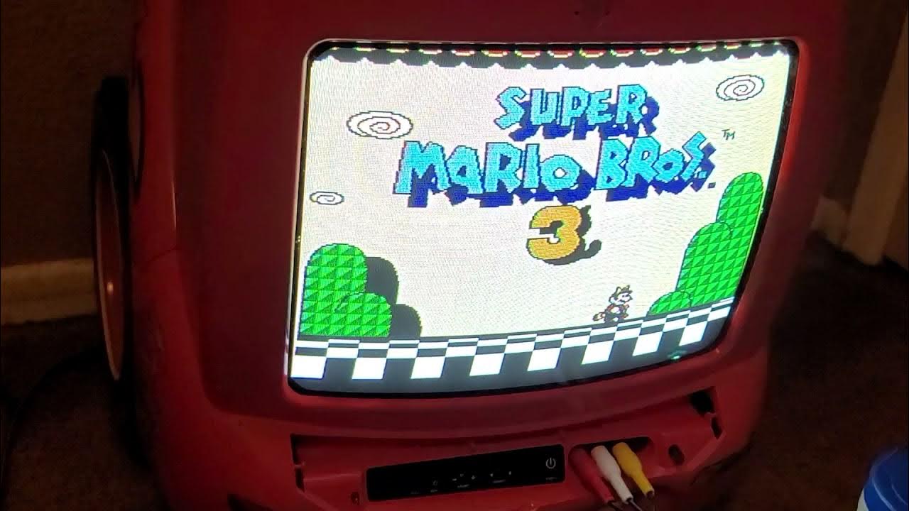 Playing Nintendo Consoles on a Cars CRT TV YouTube