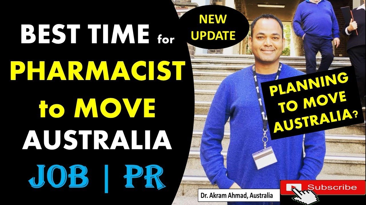GOOD NEWS for PHARMACIST IMMIGRATION TO AUSTRALIA | PHARMACIST PR for ...