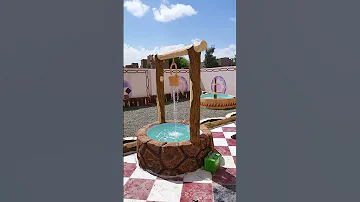 تصميم بئر أثريه بطريقه حديثه 