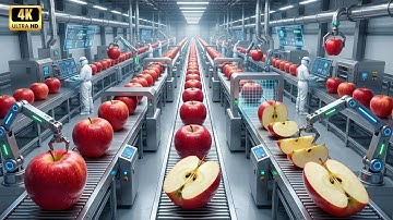Inside a Modern Apple Juice Factory: From Fresh Apples to Bottled Pure Juice (Full Process)