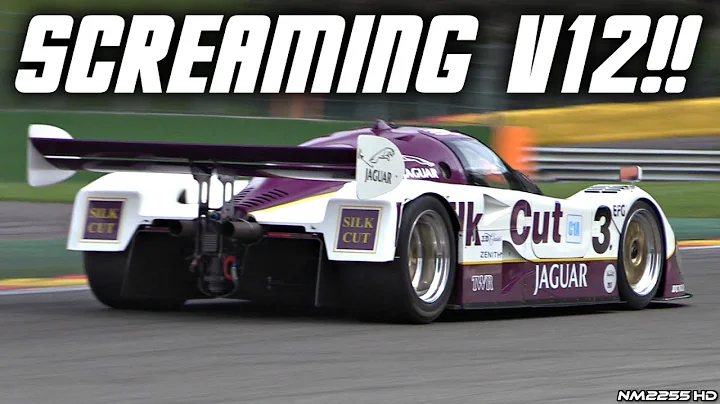 Jaguar XJR-12 Group C SCREAMING V12 Engine Sound @ Spa-Francorchamps!