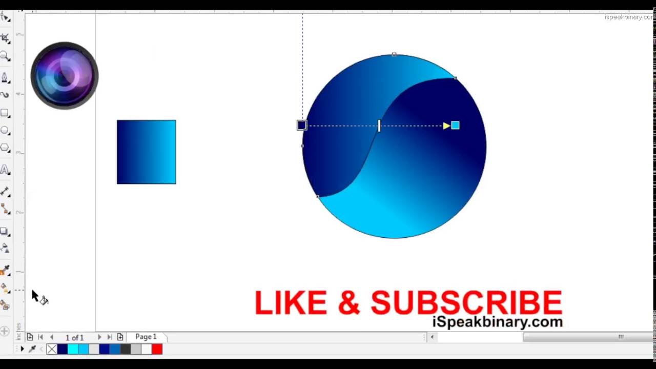 Corel Draw Creative APP LOGO Design. - YouTube