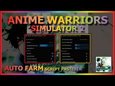 Anime Warriors Simulator 2 Script Pastebin 2023 December