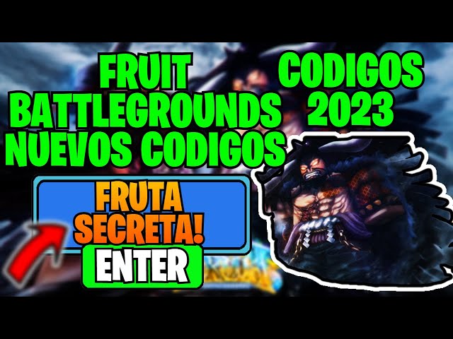 Códigos activos Fruit Battlegrounds Setembro de 2023