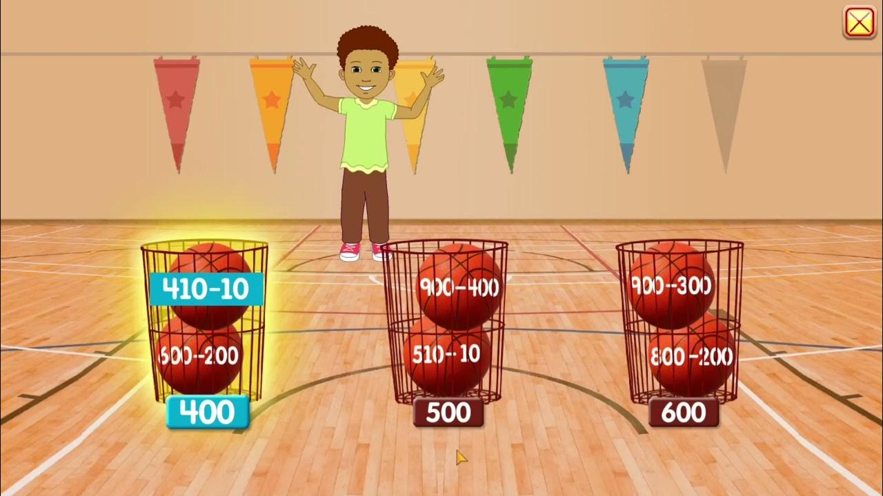 Starfall grade 2 math using place value part 1 shoot hoops youtube