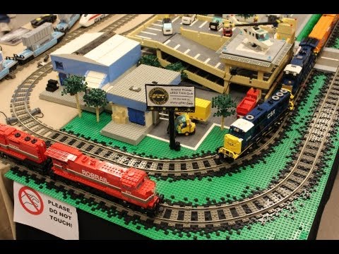 LEGO Trains at the Plant City, FL Train Show - 02.09.2013