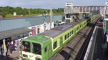 IE 29000 and 8520 Class Trains - Booterstown Station, Dublin